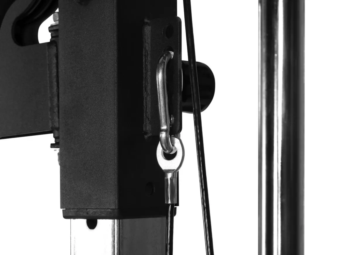 Kabelzugstation 298 x 216 cm schwarz 2 x 81 kg