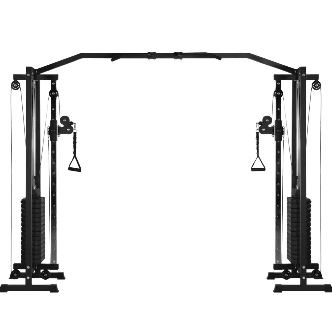 Kabelzugstation 298 x 216 cm schwarz 2 x 81 kg