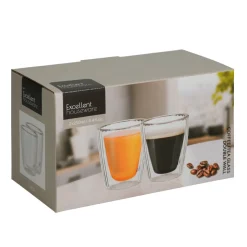 Kaffeeglas doppelwandig 2er Set 250 ml