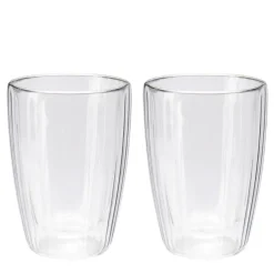 Kaffeeglas doppelwandig 2er Set 350 ml