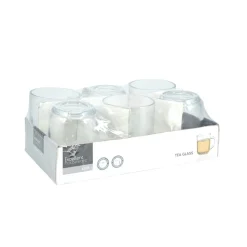 Kaffeeglas Teeglas mit Henkel 6er Set 220 ml
