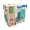 Kaffeemaschine Holz Spielzeug Set 5-teilig
