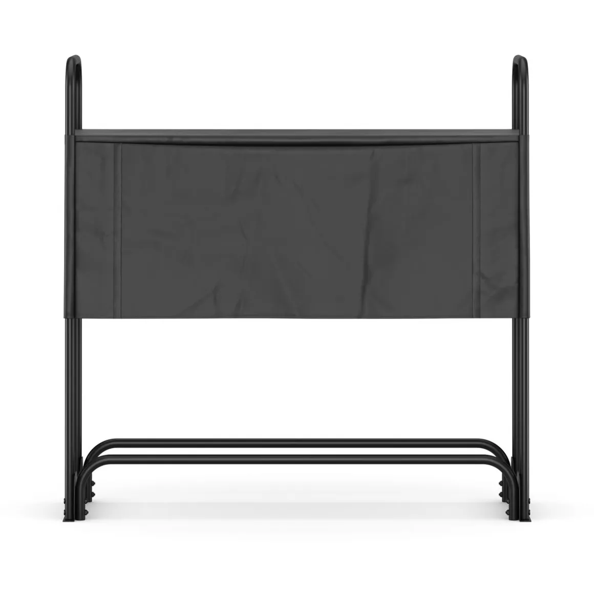 Kaminholzregal mit Abdeckung HELM 120 x 36 x 117 cm schwarz