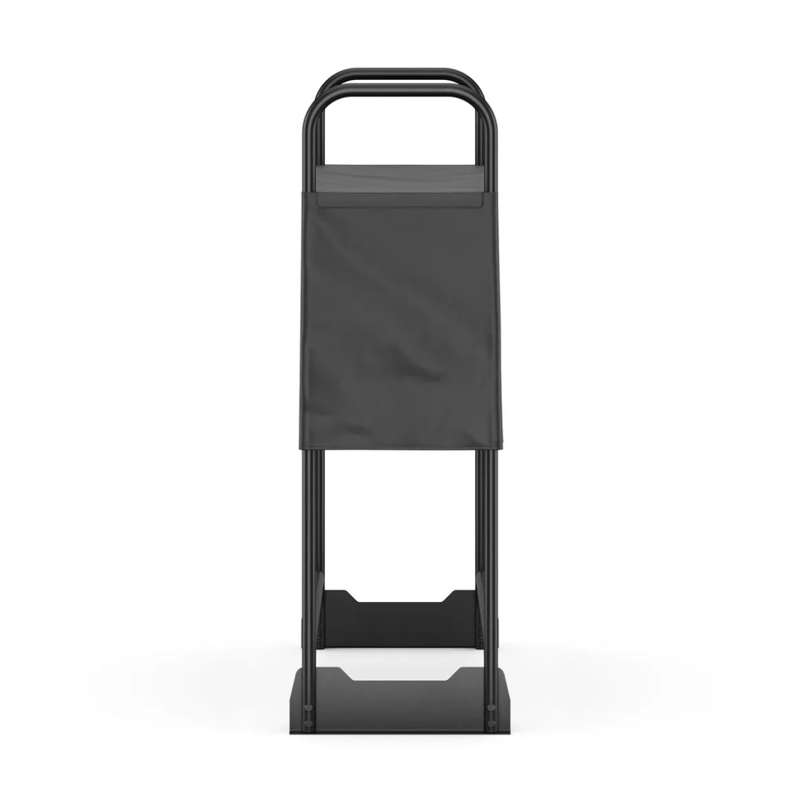 Kaminholzregal mit Abdeckung HELM 120 x 36 x 117 cm schwarz