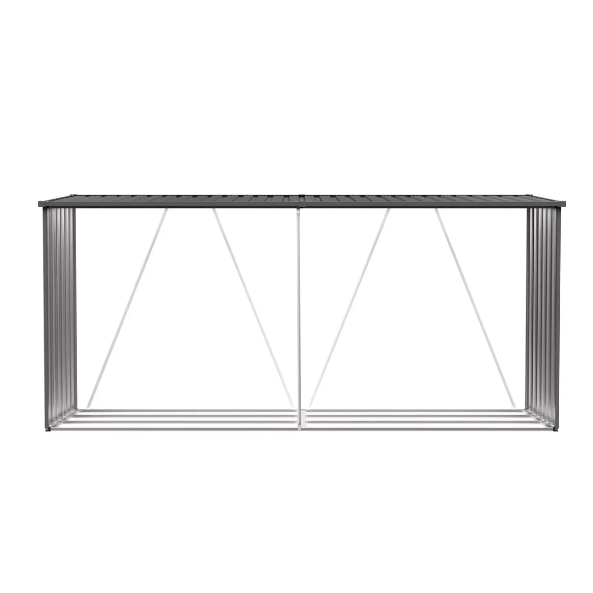 Kaminholzregal Outdoor 330 x 84 x 152 cm