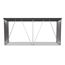 Kaminholzregal Outdoor 330 x 84 x 152 cm