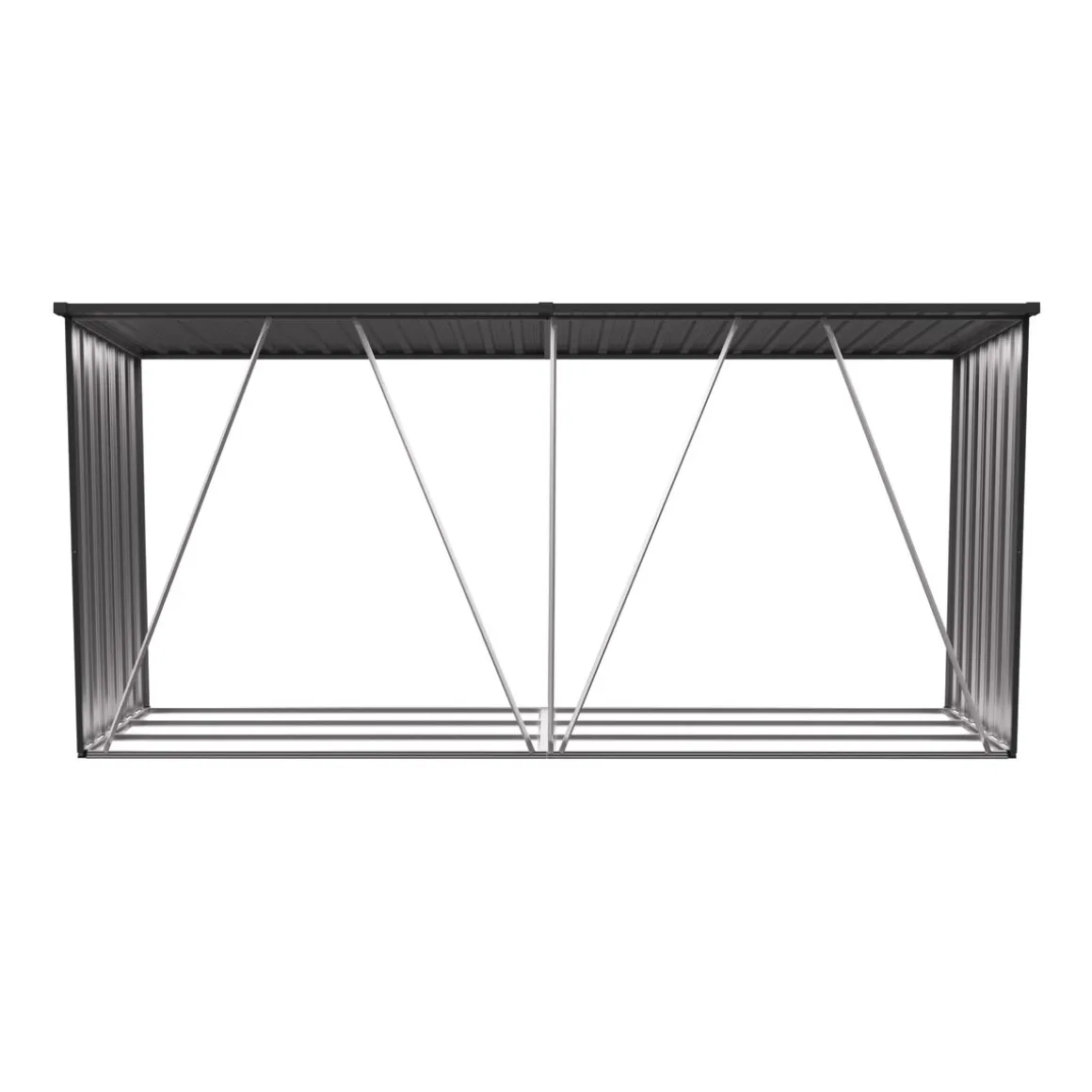 Kaminholzregal Outdoor 330 x 84 x 152 cm