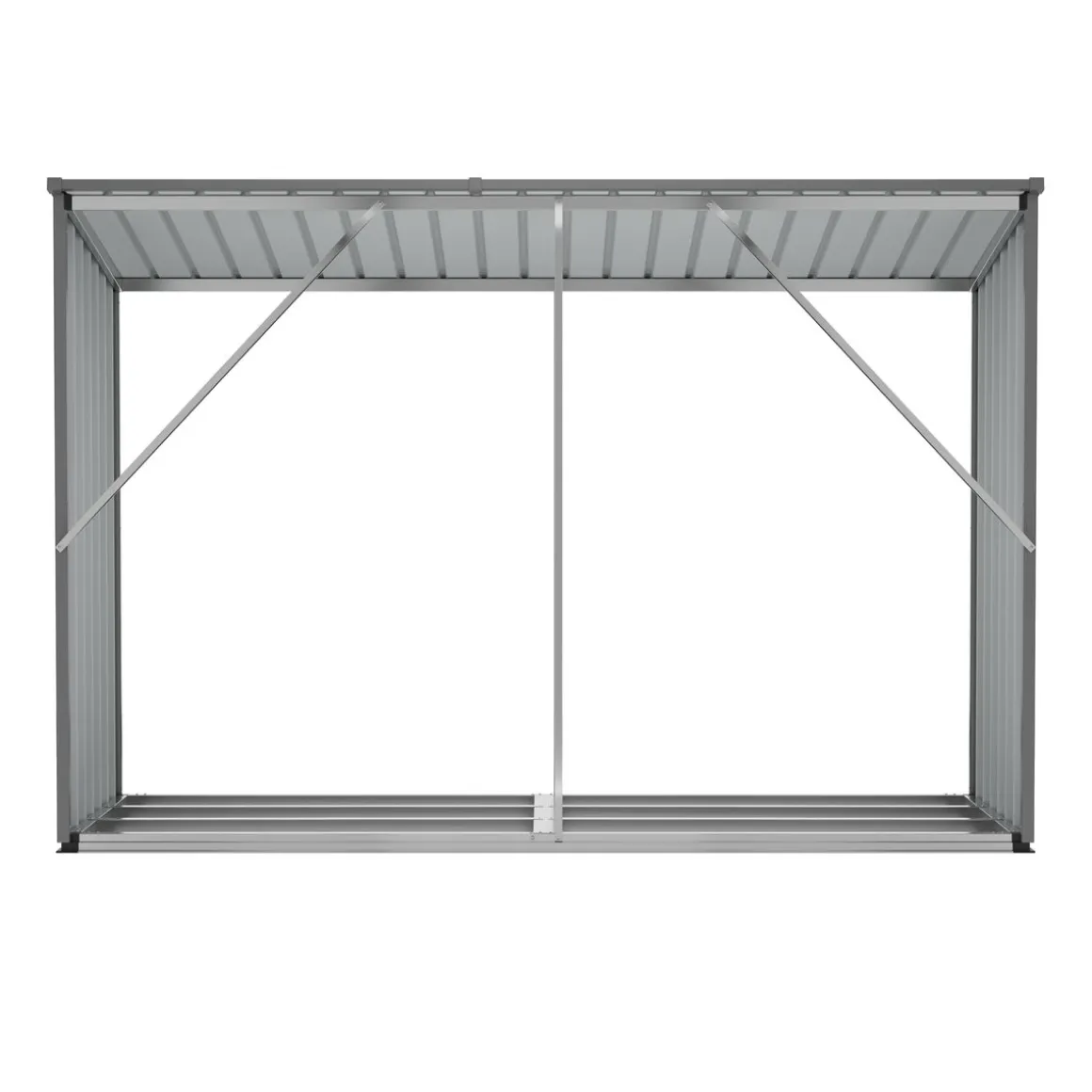 Kaminholzregal Outdoor 230 x 83 x 150 cm