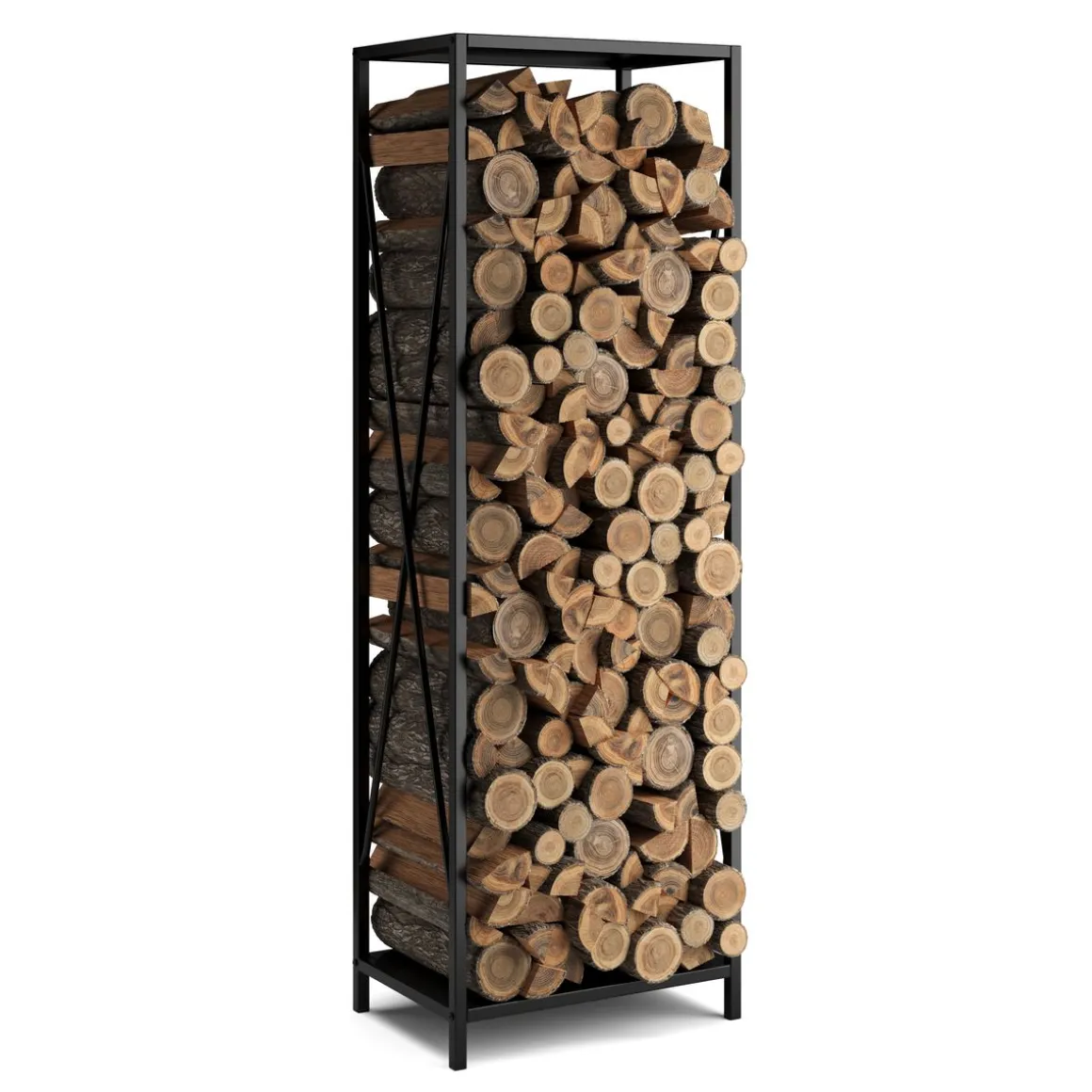 Kaminholzregal 50 x 34 x 150 cm