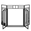 Kaminschutzgitter mit Kaminwerkzeug 123 x 77 cm