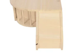 Kaninchen Meerschweinchen Haus Holz 60 x 37 x 20 cm natur
