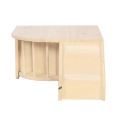 Kaninchen Meerschweinchen Haus Holz 60 x 37 x 20 cm natur