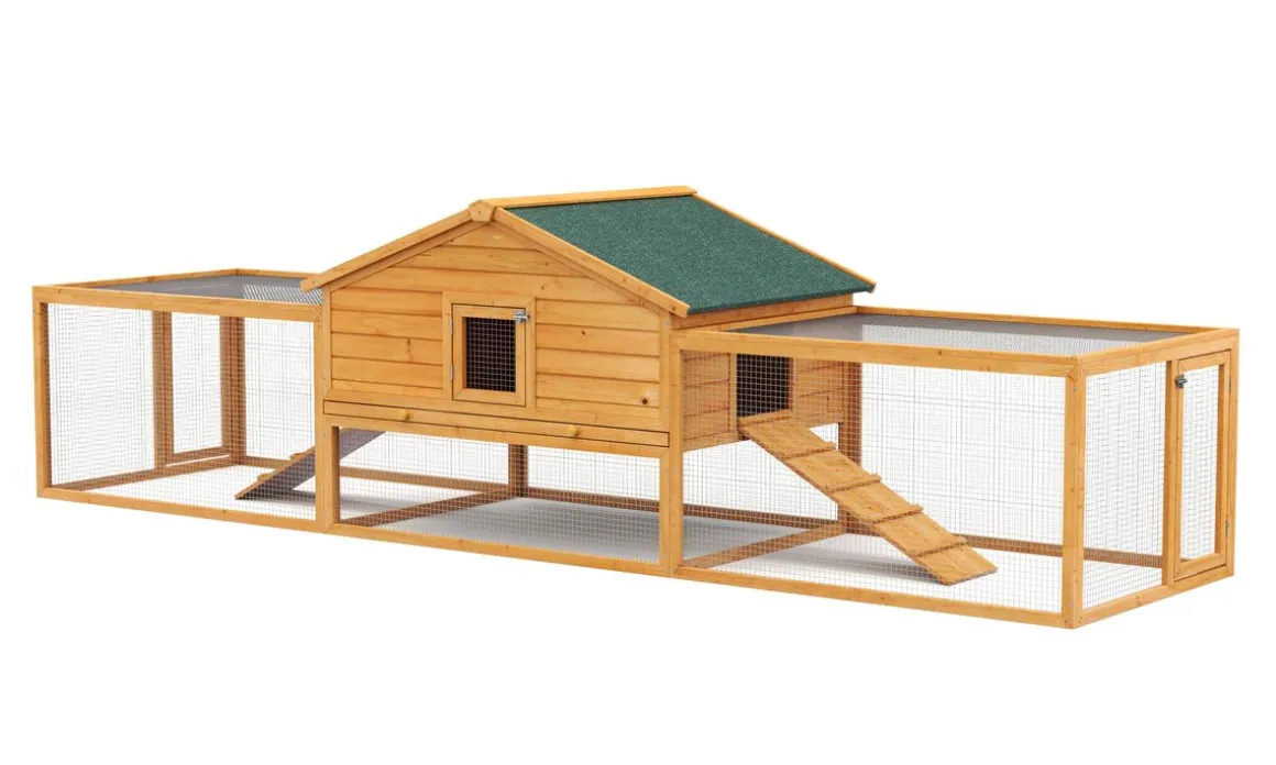 Kaninchenstall BUGGY 310 x 79 x 85 cm