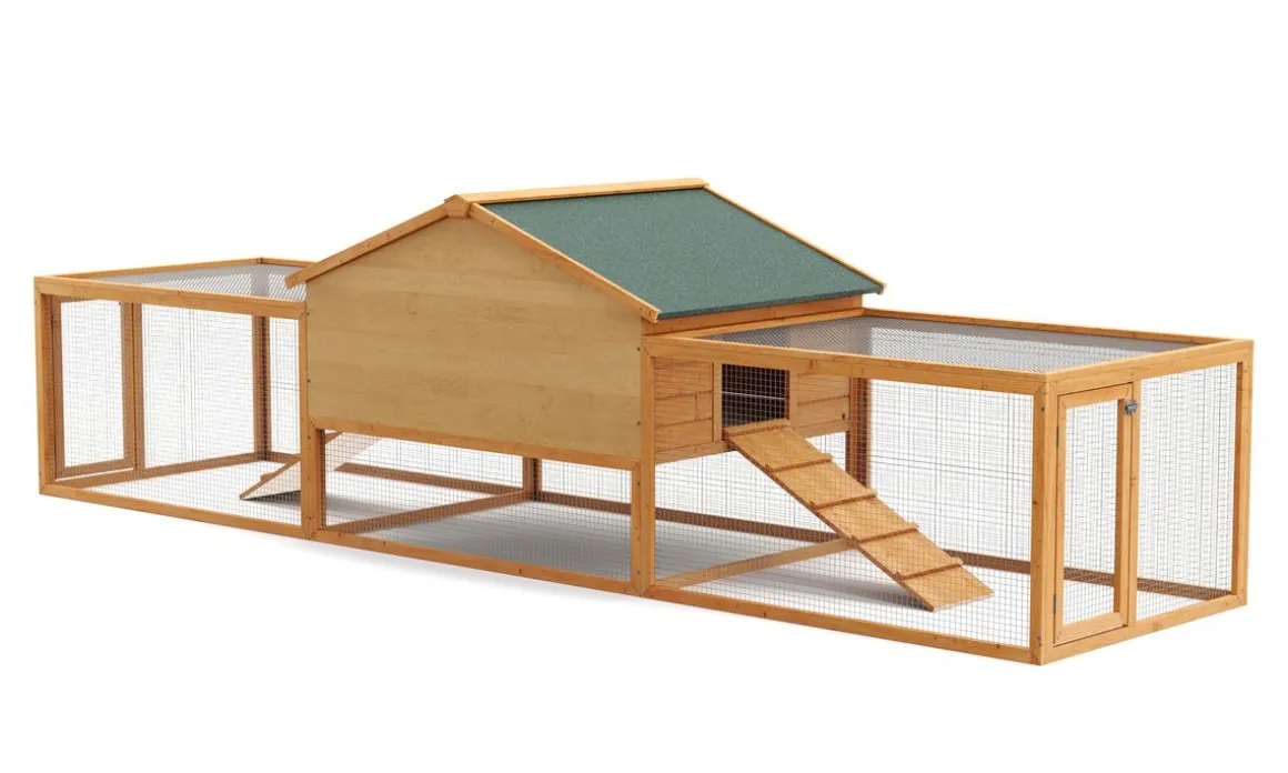 Kaninchenstall BUGGY 310 x 79 x 85 cm