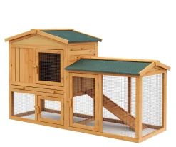 Kaninchenstall HAZEL 147 x 53 x 86 cm