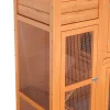 Kaninchenstall Holz BUNLO 145 x 52 x 107 cm