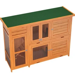 Kaninchenstall Holz BUNLO 145 x 52 x 107 cm