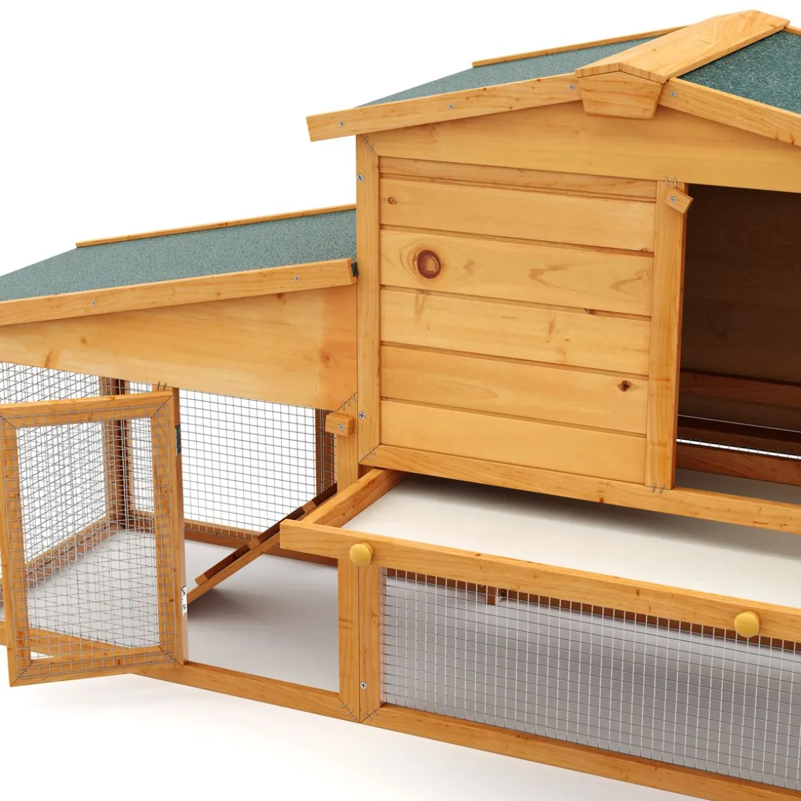 Kaninchenstall KLOPFER 204 x 45 x 85 cm