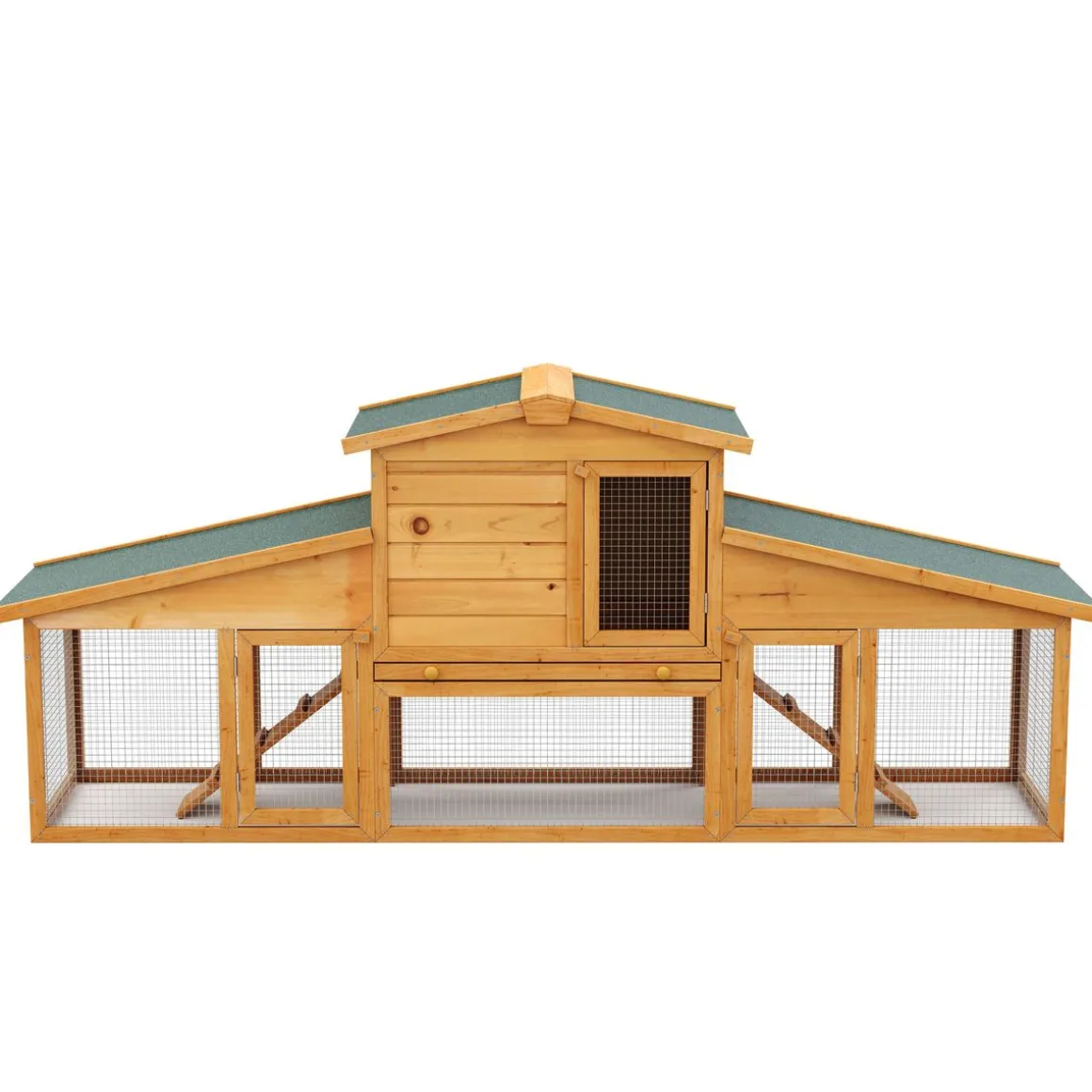 Kaninchenstall KLOPFER 204 x 45 x 85 cm