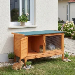 Kaninchenstall KNUFFI 118 x 67 x 69 cm
