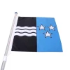 Kantonsflagge Aargau 120 x 120 cm