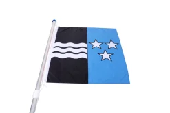 Kantonsflagge Aargau 120 x 120 cm