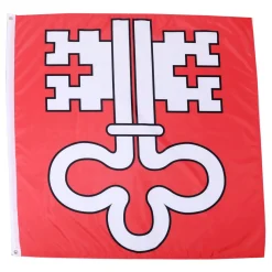 Kantonsflagge Nidwalden 120 x 120 cm