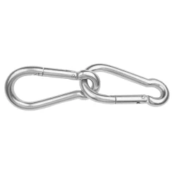 Karabiner Edelstahl 10 cm 5er Set