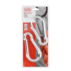 Karabiner Stahl 14 cm 2er Set