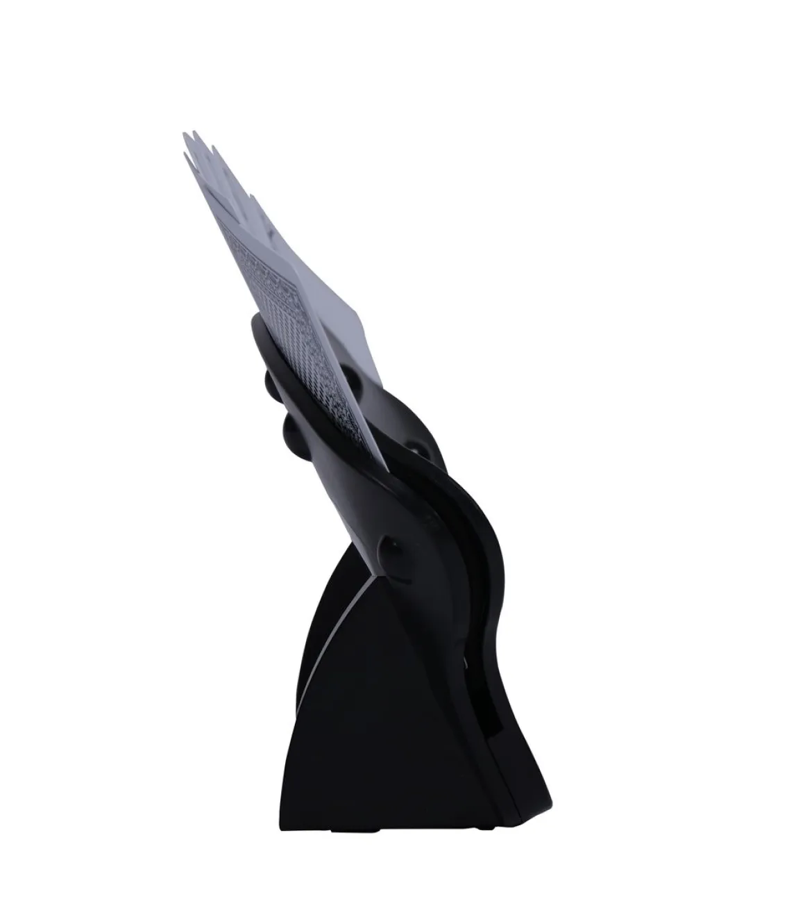Kartenhalter 21 x 10 cm schwarz
