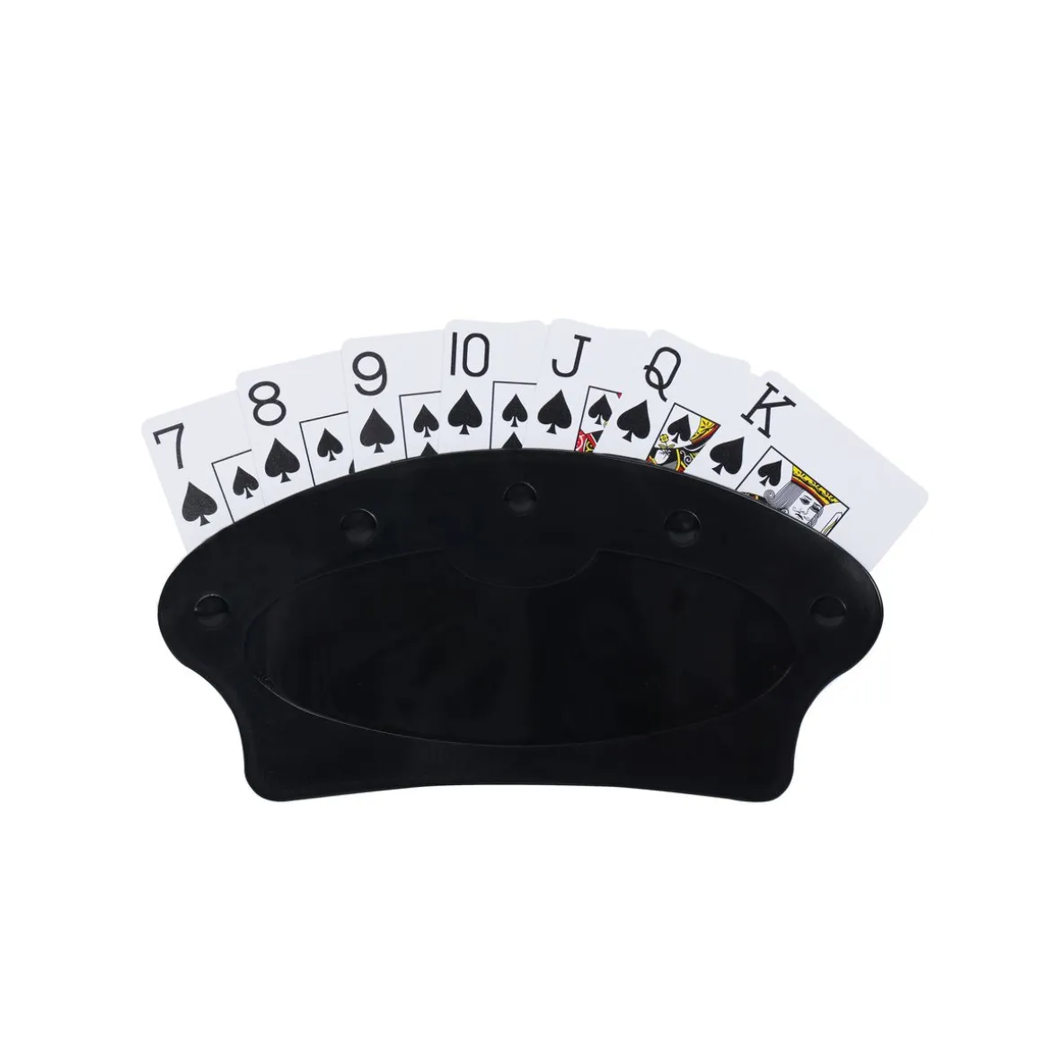 Kartenhalter 21 x 10 cm schwarz