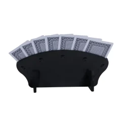 Kartenhalter 21 x 10 cm schwarz