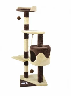 Katzenbaum BAGHIRA 112 cm braun/beige