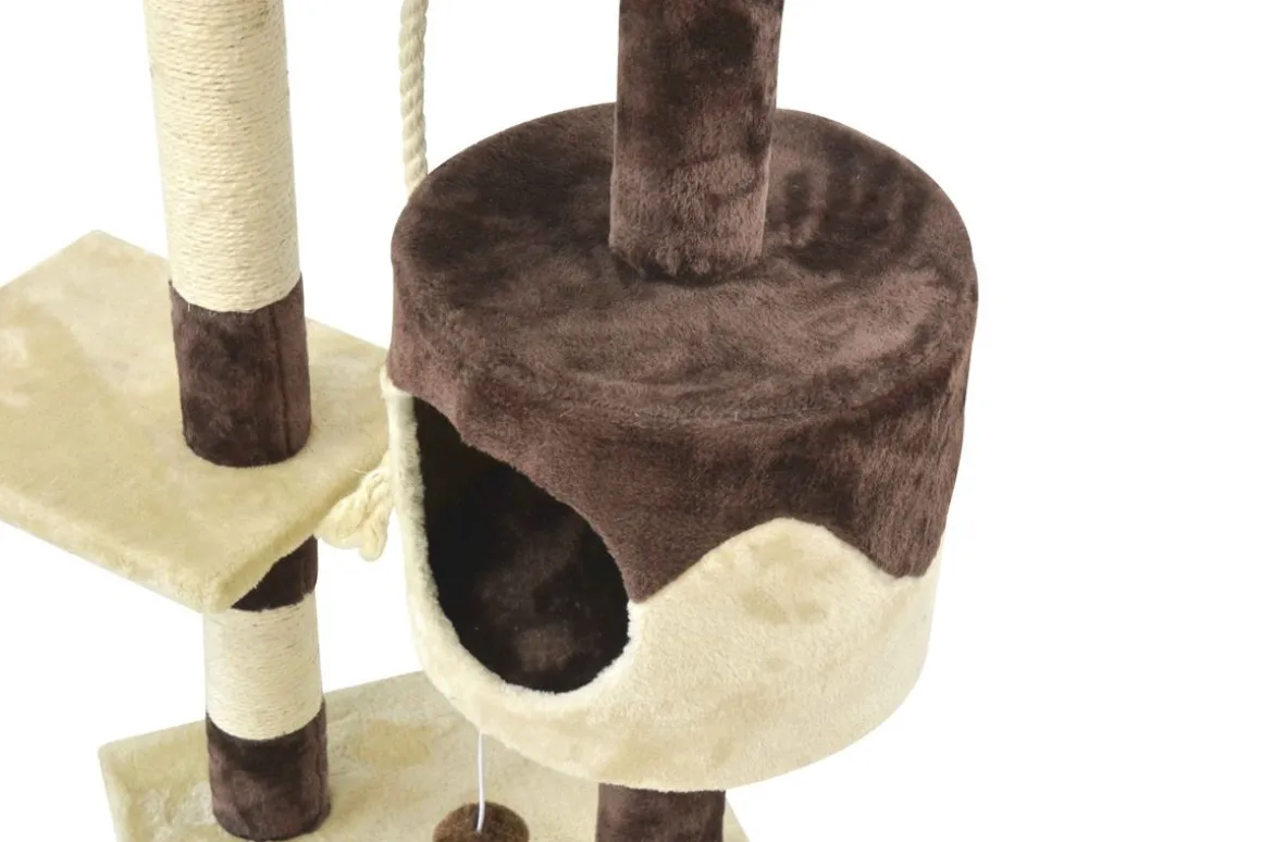 Katzenbaum BAGHIRA 112 cm braun/beige