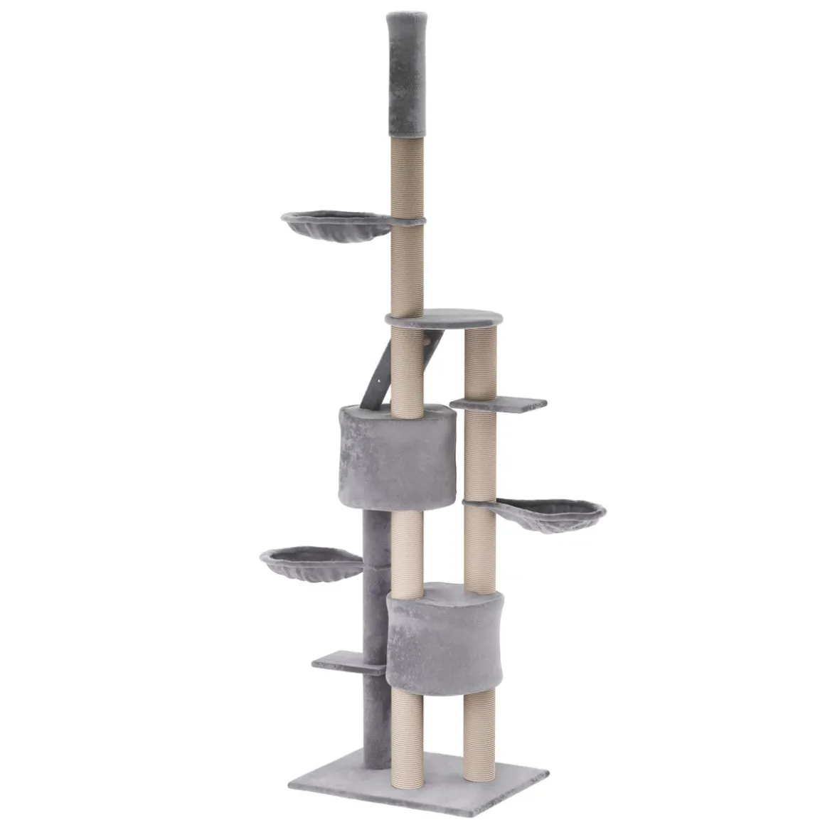 Katzenbaum BALU 265 cm grau