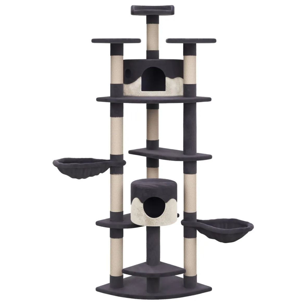 Katzenbaum BLACKY 210 cm grau