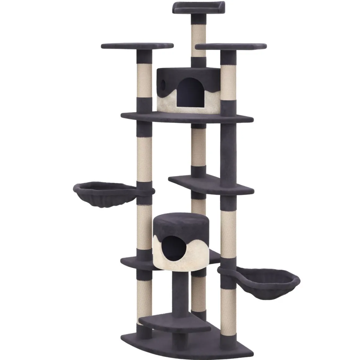 Katzenbaum BLACKY 210 cm grau