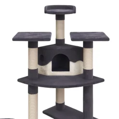 Katzenbaum BLACKY 210 cm grau