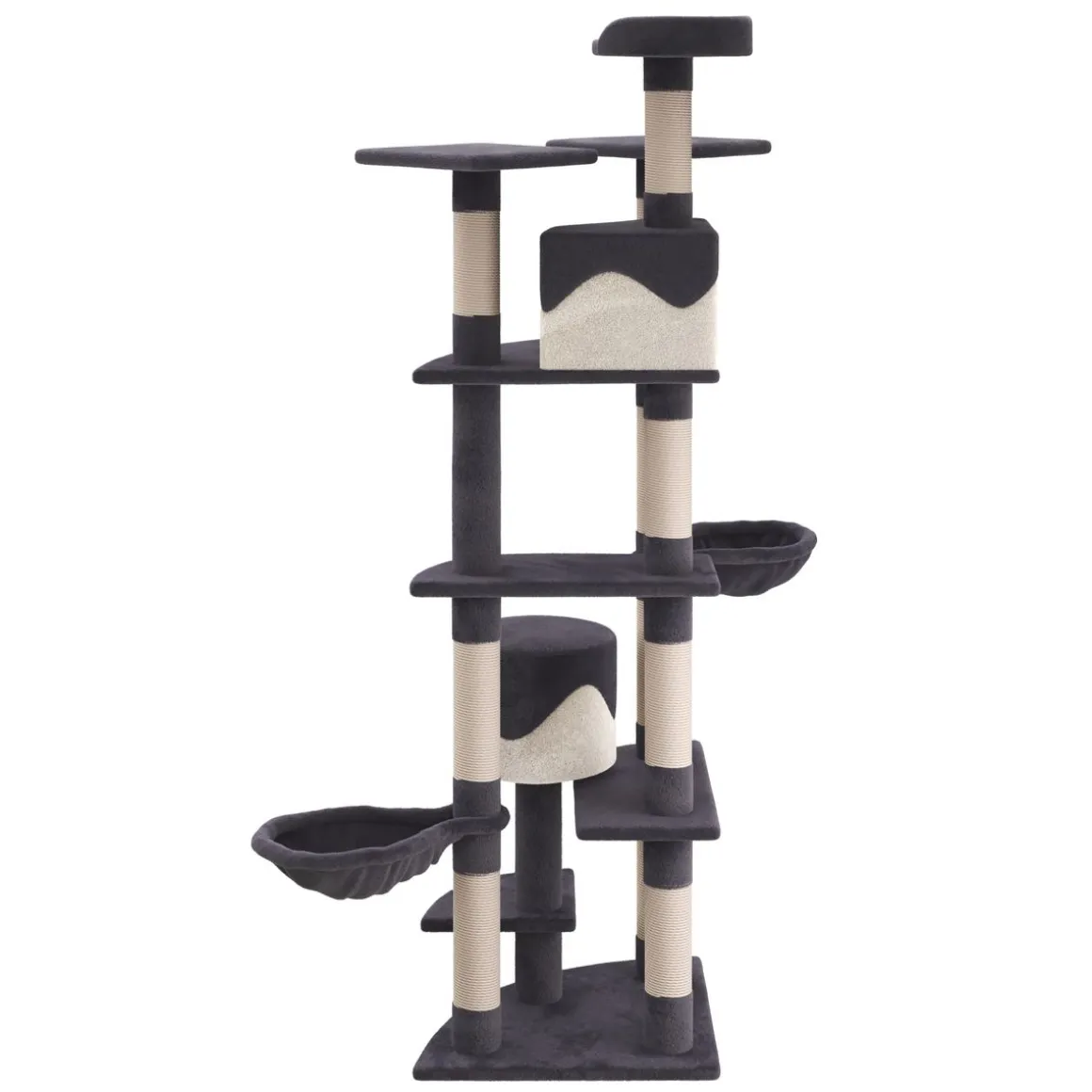 Katzenbaum BLACKY 210 cm grau