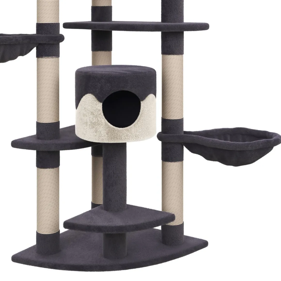 Katzenbaum BLACKY 210 cm grau