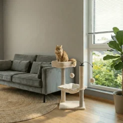 Katzenbaum BONNY 76 cm beige