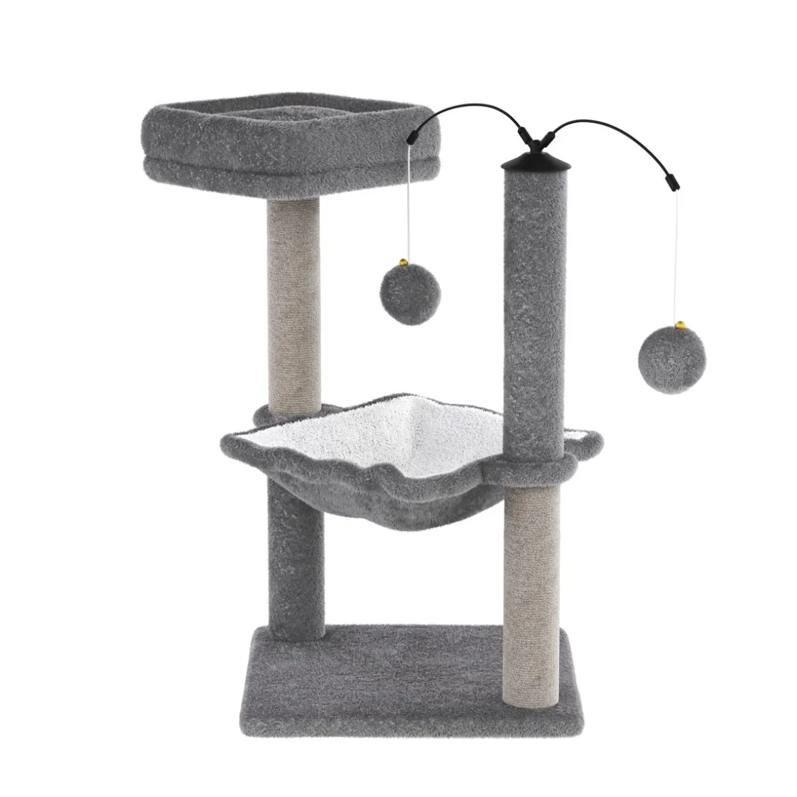 Katzenbaum BONNY 76 cm grau