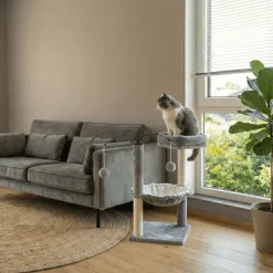 Katzenbaum BONNY 76 cm grau
