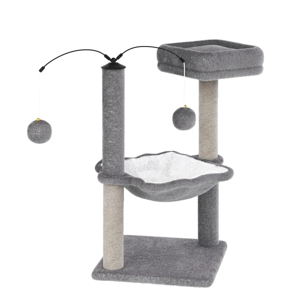 Katzenbaum BONNY 76 cm grau