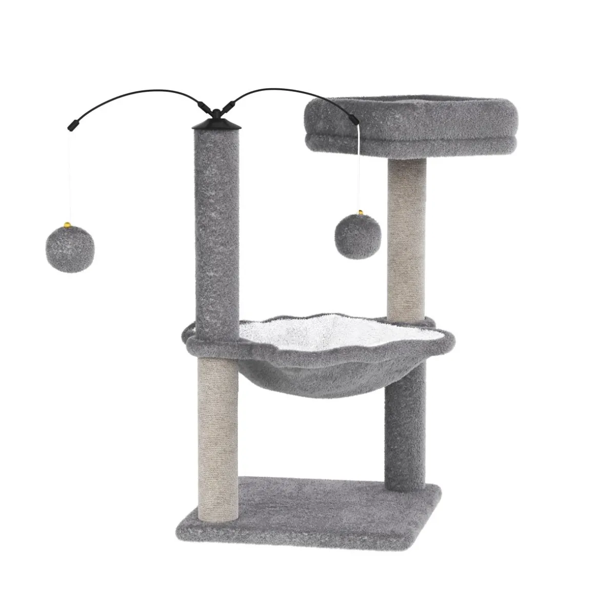 Katzenbaum BONNY 76 cm grau