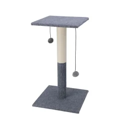 Katzenbaum 60 cm grau/braun