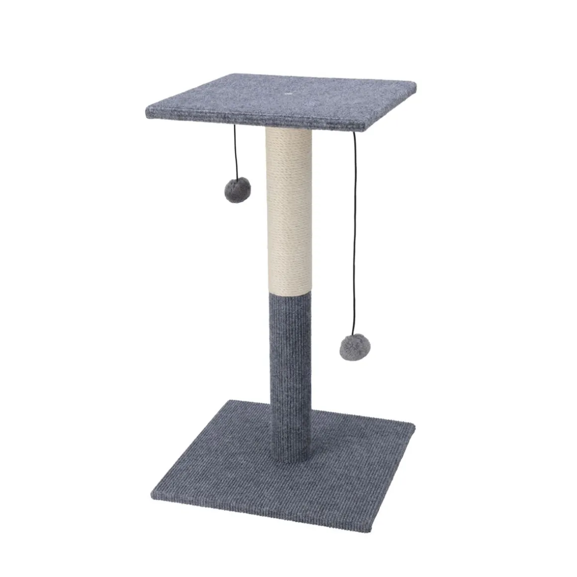 Katzenbaum 60 cm grau/braun