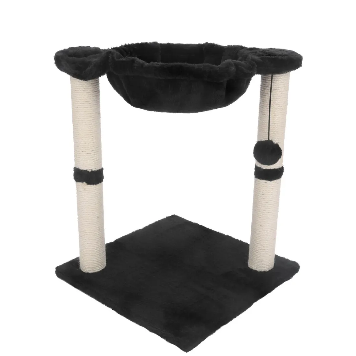 Katzenbaum 50 cm schwarz