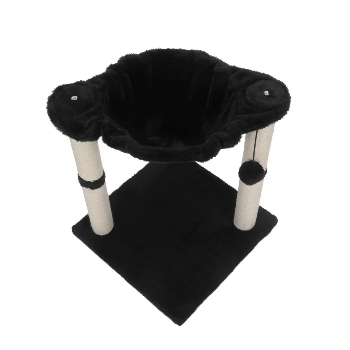 Katzenbaum 50 cm schwarz