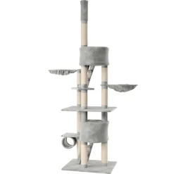 Katzenbaum FELIX 240 cm grau
